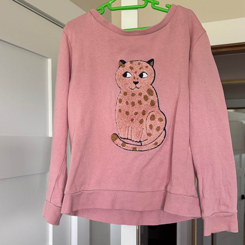 Seed brand — Pink Sweatshirt with Cat Design
